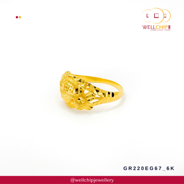 916 Gold Ring - GR220EG67_6K - Image 3
