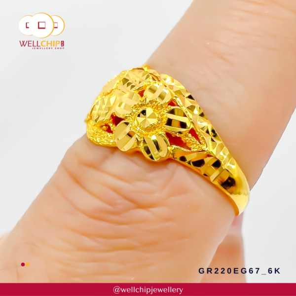 916 Gold Ring - GR220EG67_6K - Image 4