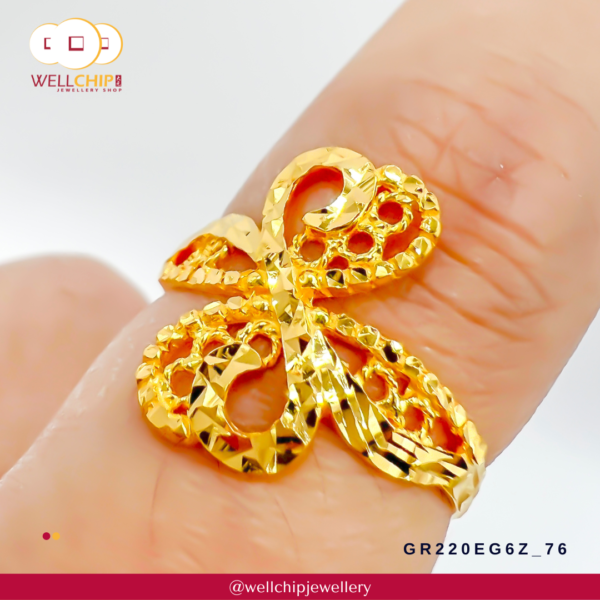 916 Gold Ring - GR220EG6Z_76 - Image 4