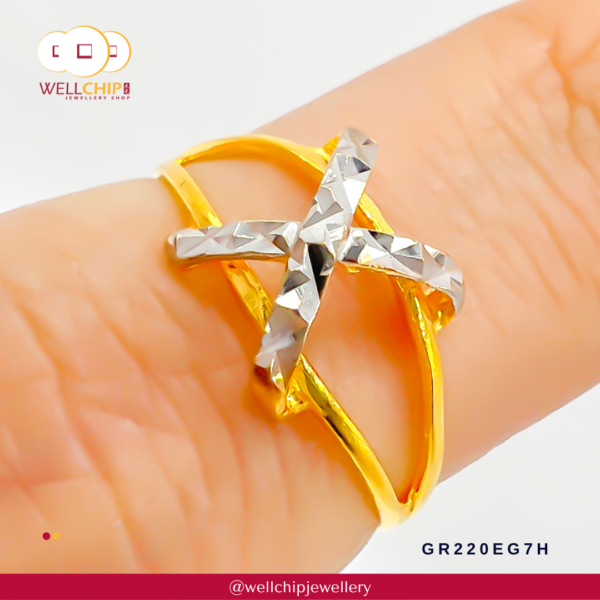916 Gold Ring - GR220EG7H - Image 4