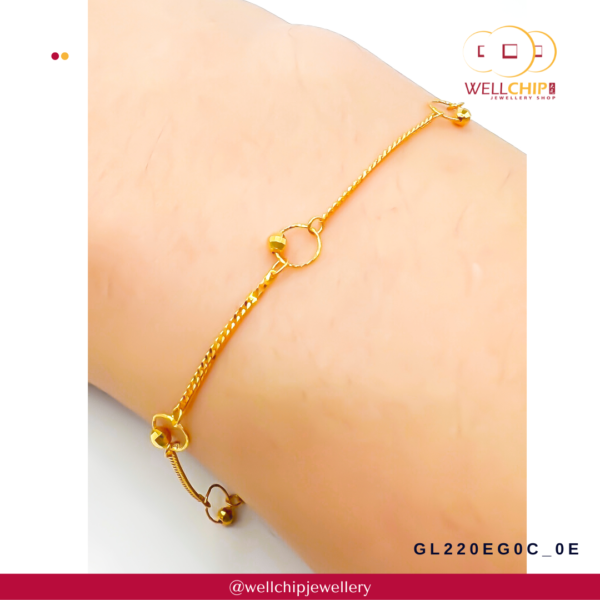 916 Gold Bracelet - GL220EG0C_0E - Image 4