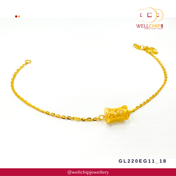 916 Gold Bracelet - GL220EG11_18