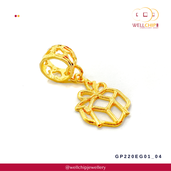 916 Gold Pendant - GP220EG01_04 - Image 2