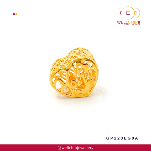 916 Gold Pendant - GP220EG0A - Image 2