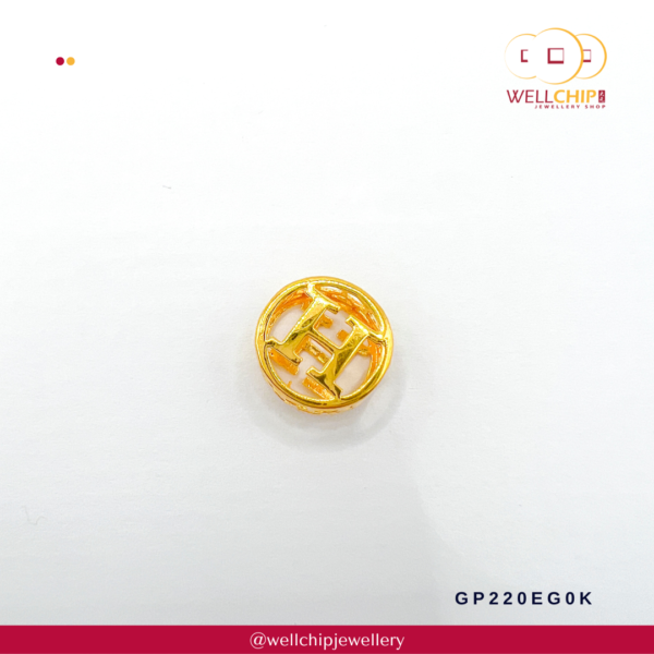 916 Gold Pendant - GP220EG0K_YG09 - Image 2