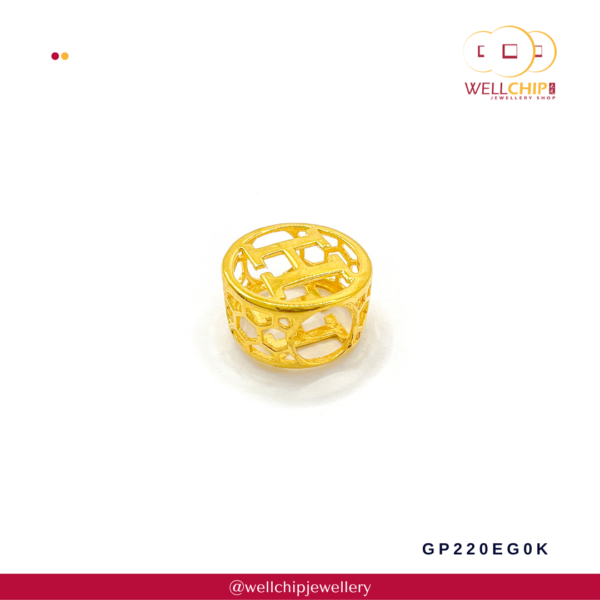 916 Gold Pendant - GP220EG0K_YG09 - Image 3