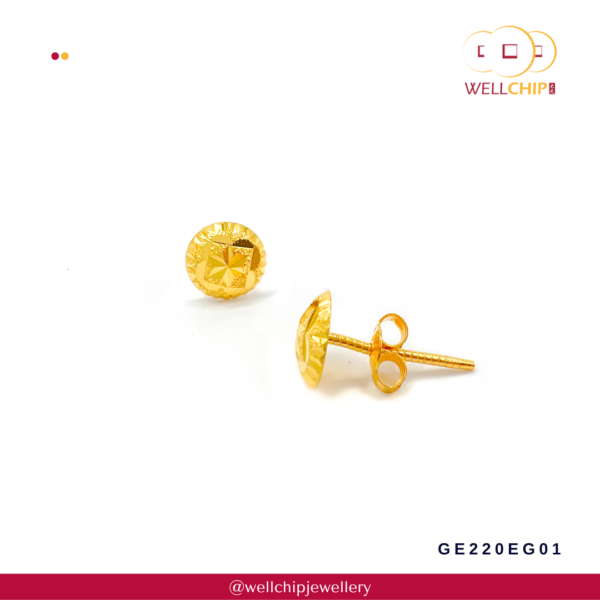 916 Gold Erastud - GE220EG01 - Image 2