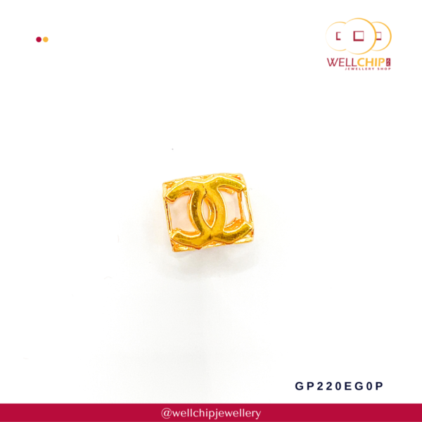 916 Gold Pendant - GP220EG0P - Image 3
