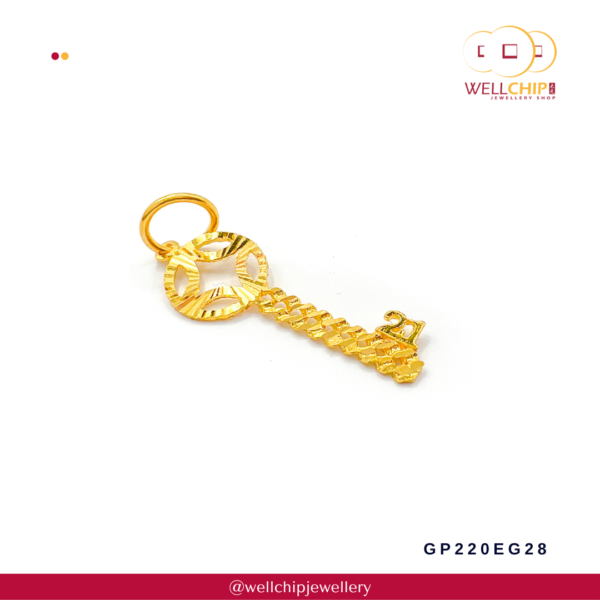 916 Gold Pendant - GP220EG28