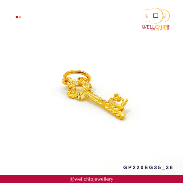 916 Gold Pendant - GP220EG35_36