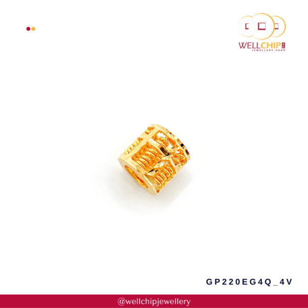 916 Gold Pendant - GP220EG4Q_4V - Image 4