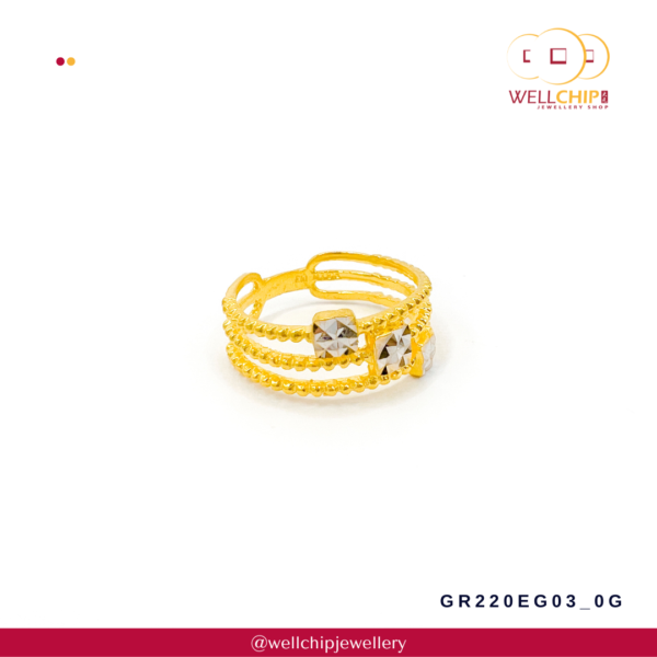 916 Gold Ring - GR220EG03_0G - Image 3