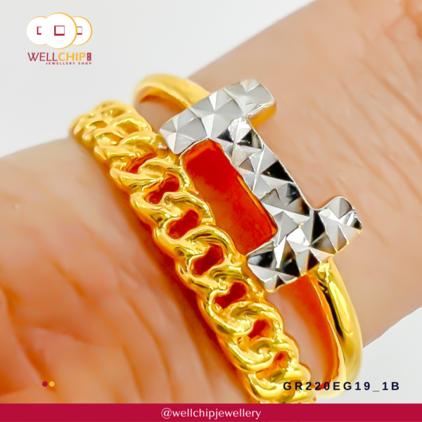 916 Gold Ring - GR220EG19_1B - Image 4