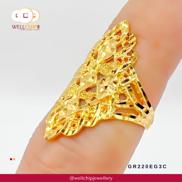 916 Gold Ring - GR220EG3C - Image 3