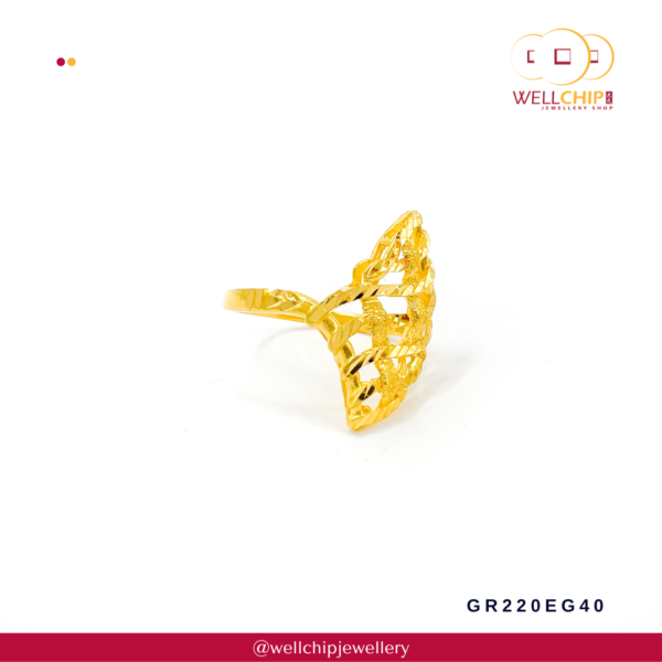 916 Gold Ring - GR220EG40 - Image 2