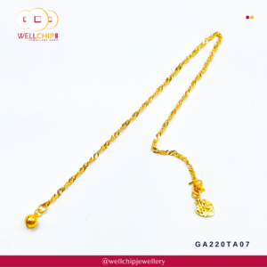 916 Gold Anklet - GA220TA07