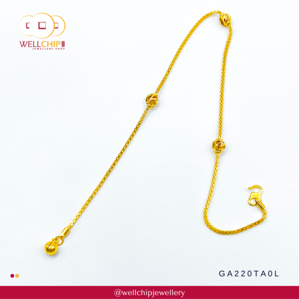 916 Gold Anklet?- GA220TA0L