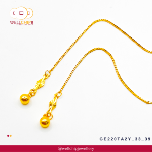 916 Gold Earring - GE220TA2Y_33_39_YG0J