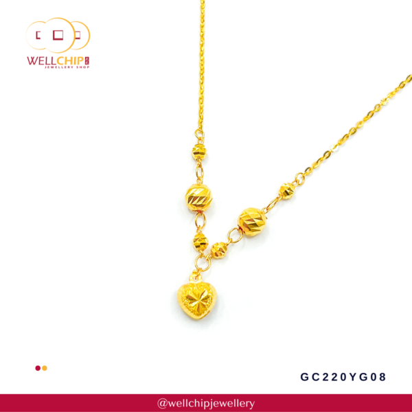 916 Gold Chain - GC220YG08 - Image 4
