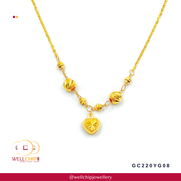 916 Gold Chain - GC220YG08 - Image 3
