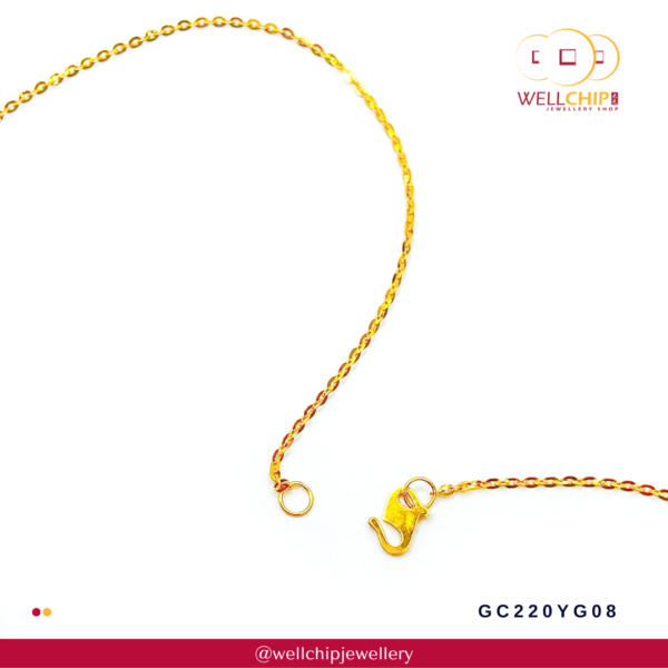 916 Gold Chain - GC220YG08 - Image 5