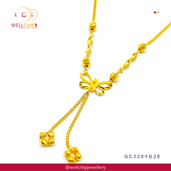 916 Gold Chain - GC220YG2E - Image 3