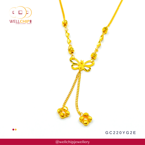 916 Gold Chain - GC220YG2E - Image 2
