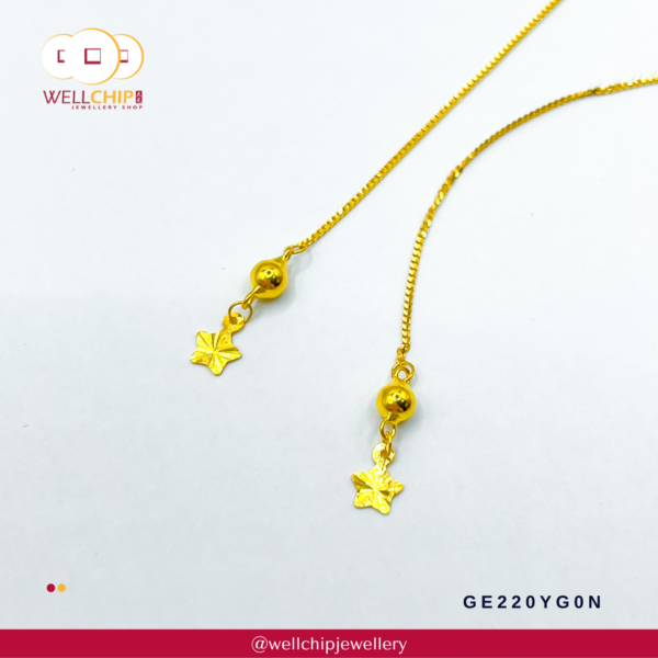 916 Gold Earring - GE220YG0N - 图片 2