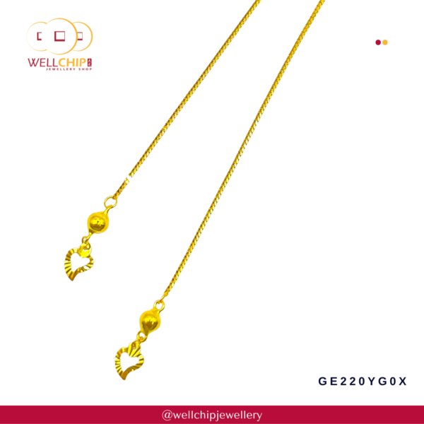 916 Gold Earring - GE220YG0X - Image 3