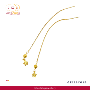 916 Gold Earring - GE220YG1B