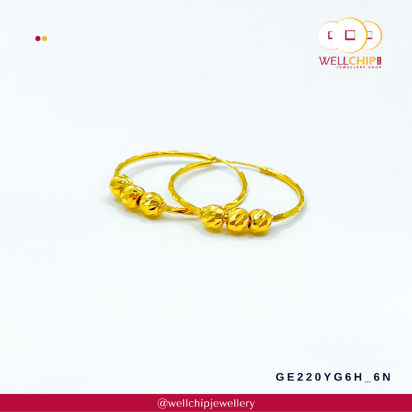916 Gold Earring - GE220YG6H_6N