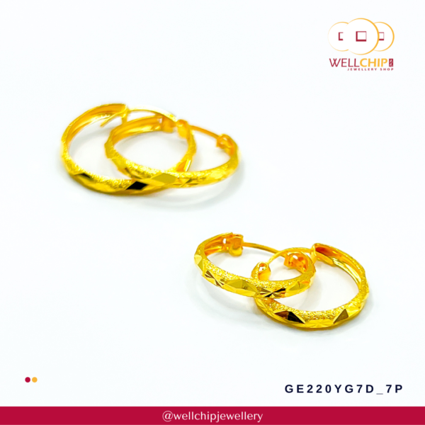 916 Gold Earring - GE220YG7D_7P