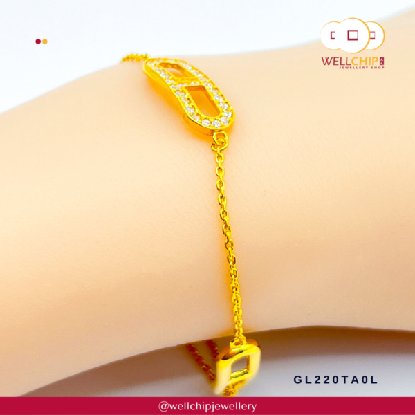 916 Gold Bracelet - GL220TA0L - Image 4
