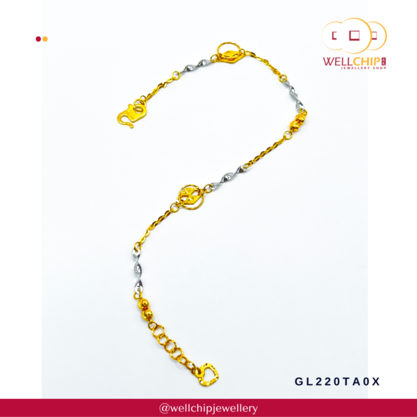 916 Gold Bracelet - GL220TA0X - Image 2