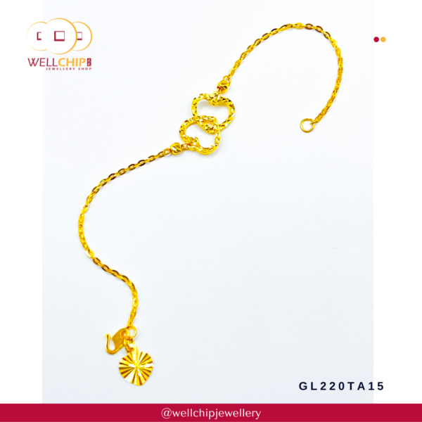 916 Gold Bracelet - GL220TA15