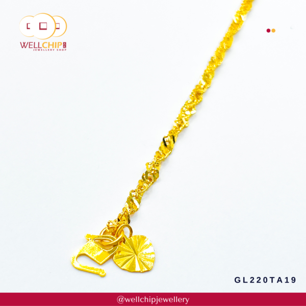 916 Gold Bracelet - GL220TA19 - Image 2