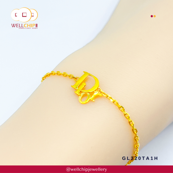 916 Gold Bracelet - GL220TA1H - Image 3
