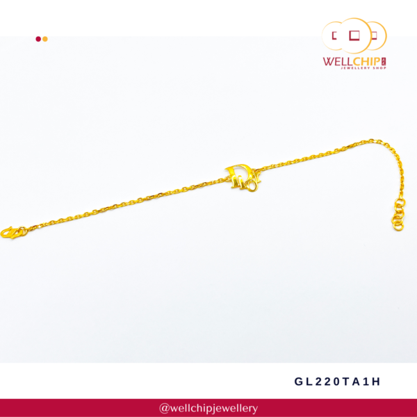 916 Gold Bracelet - GL220TA1H - Image 2