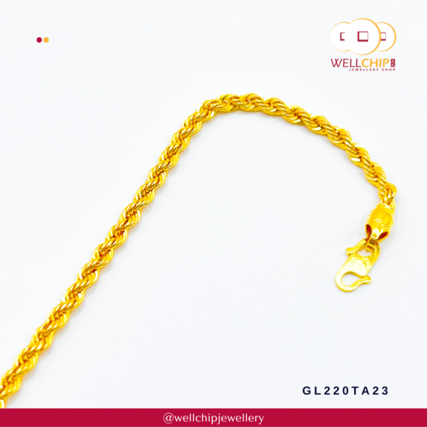 916 Gold Bracelet - GL220TA23 - Image 3