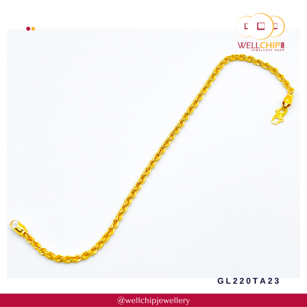 916 Gold Bracelet - GL220TA23 - Image 2