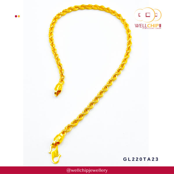 916 Gold Bracelet - GL220TA23