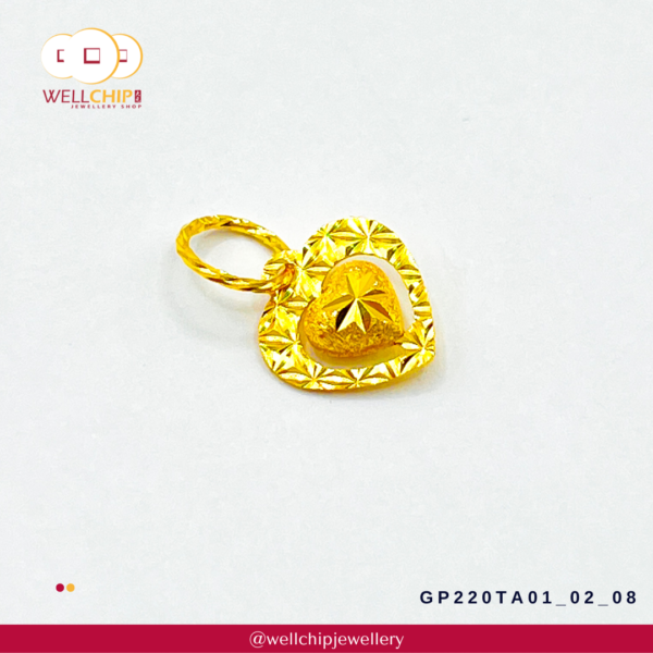 916 Gold Pendant - GP220TA01_02_08 - Image 2
