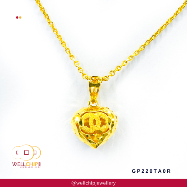 916 Gold Pendant - GP220TA0R - Image 3