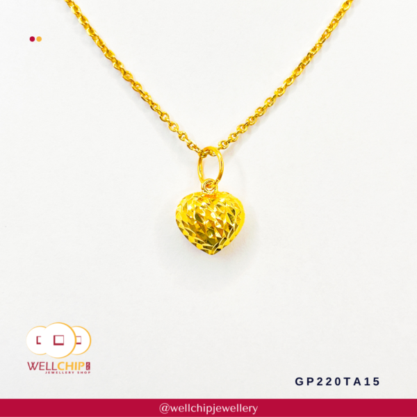 916 Gold Pendant - GP220TA15 - Image 3