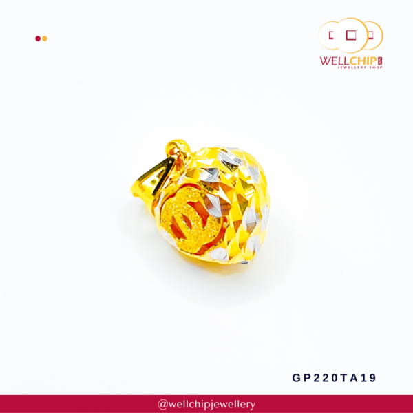 916 Gold Pendant - GP220TA19 - Image 2