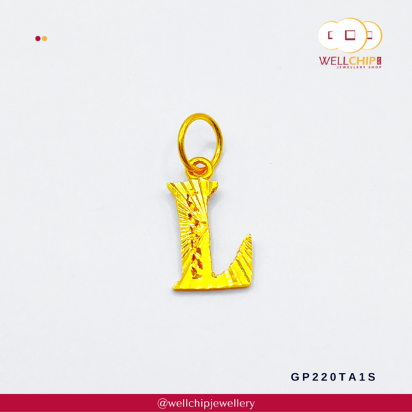 916 Gold Pendant - GP220TA1S_1U_24_27_2C_2I - Image 10
