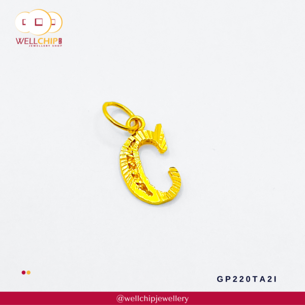 916 Gold Pendant - GP220TA1S_1U_24_27_2C_2I - Image 12