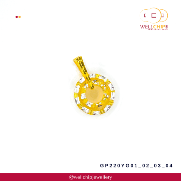 916 Gold Pendant - GP220YG01_02_03_04 - Image 2