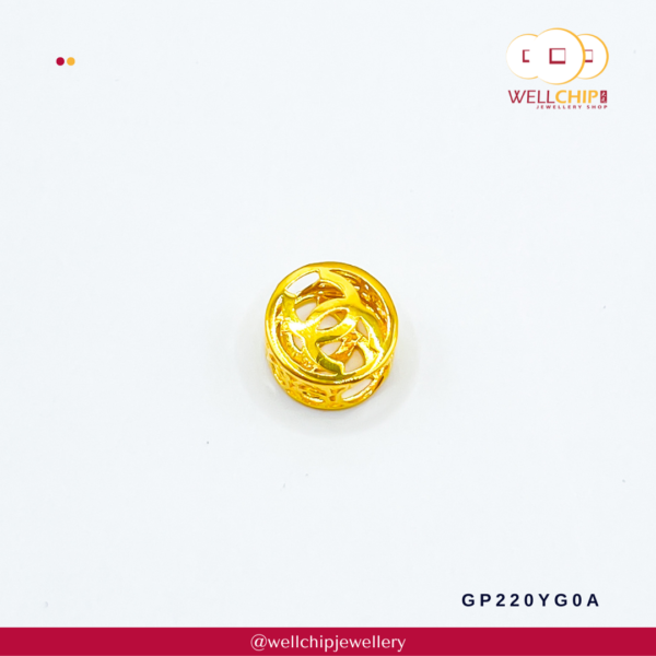 916 Gold Pendant - GP220YG0A - 图片 2