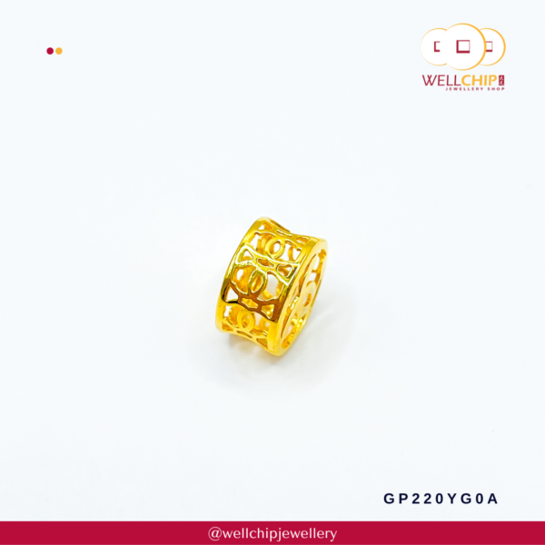 916 Gold Pendant - GP220YG0A - 图片 3